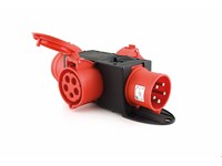 Coffret de distribution CEE - in : CEE 32A 5P 6h 400 V / out
