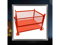 Panier Grillagé Avec Trappe Peint