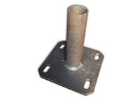 Pied fixe galva pour Ø42