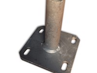 Pied fixe galva pour diamètre 49