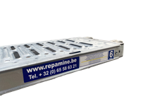 Plancher en acier galvanisé 20cm x 2m - classe 6