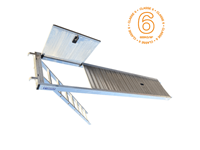 Plancher à trappe 3mx0.6m en aluminium avec échelle d'accès classe 6