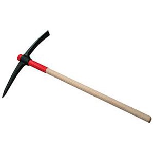 Pioche + manche bois 60cm
