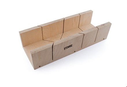 Boîte à onglet en bois hêtre - 350 x 100 x 40 mm