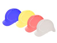 Casque de sécurité avec serrage pin-lock bleu
