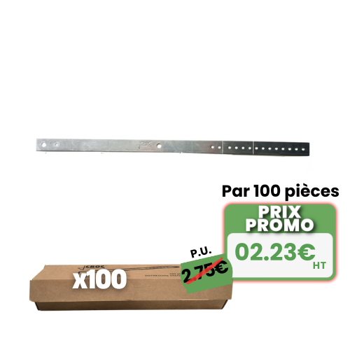 Lot de 100 Entretoises droites 15-20-25cm CROC