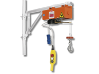 Treuil de levage 100kg monophasé 230V avec potence fixe 900mm IORI 