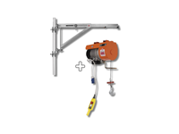 Treuil de levage 200kg monophasé 230V avec potence extensible 900-1200mm IORI 