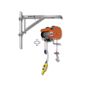 Treuil de levage 200kg monophasé 230V avec potence extensible 900-1200mm IORI 