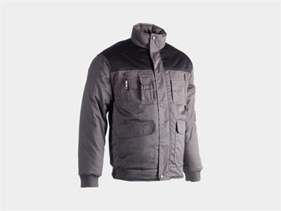 Veste de pluie grise et noire        Typhon-M